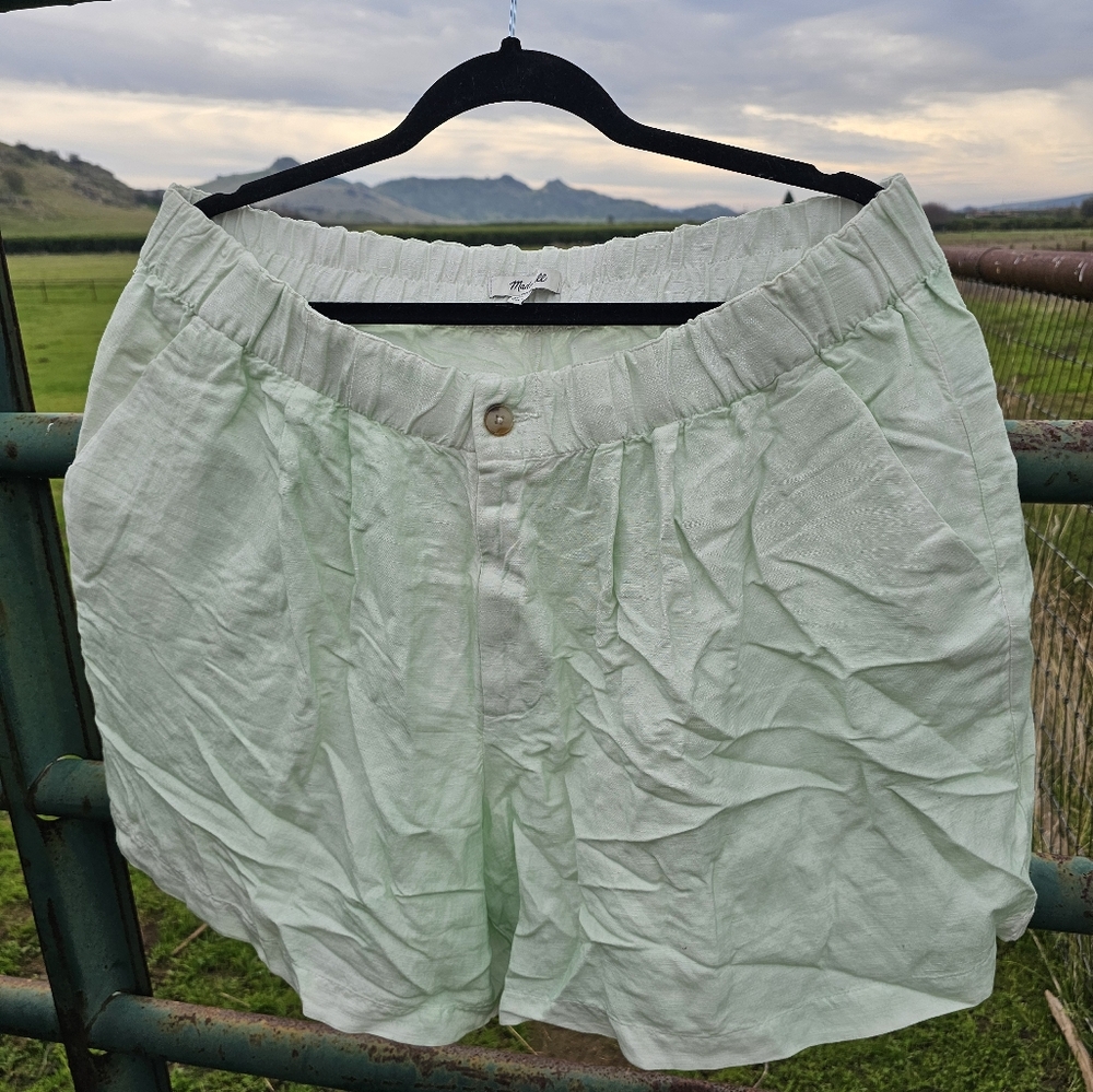 Madewell linen shorts